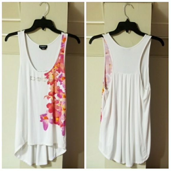 bebe Tops - 🌹😍 bebe Pink Orchids Racerback Tank